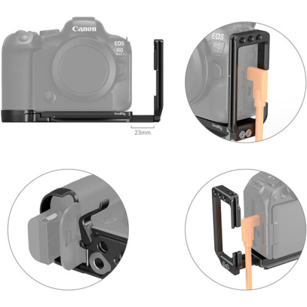 L-брэкет SmallRig L-Bracket for Canon EOS R6 Mark II/R5/R5 C/R6