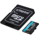 Карта памяти microSDXC (UHS-1 U3) Kingston Canvas Go! Plus 128Gb class 10 A2 V30 (R200MB/s) (adapter SD)