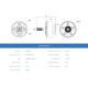 Мотор T-Motor F40 PRO III 2306.5 1600KV 4-6S для мультикоптеров (серый)
