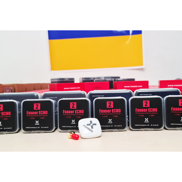 Антенна 5.8GHz Foxeer Echo 2 RHCP SMA (белый)