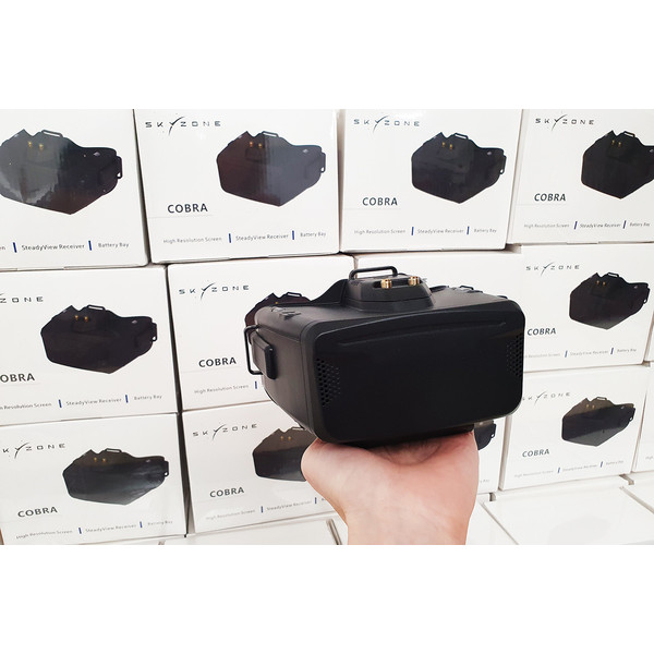 Очки FPV Skyzone COBRA X V2 1280x720 5.8GHz (чорні)