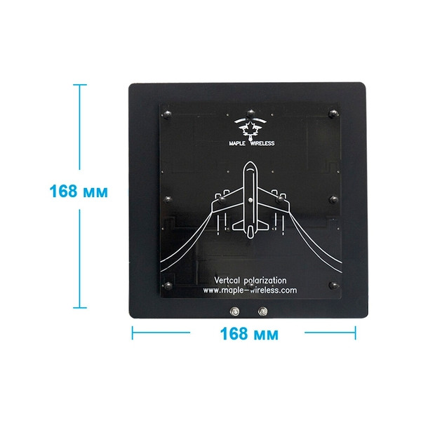 Антена 5.5GHz Maple патч 21dB RP-SMA для трекера