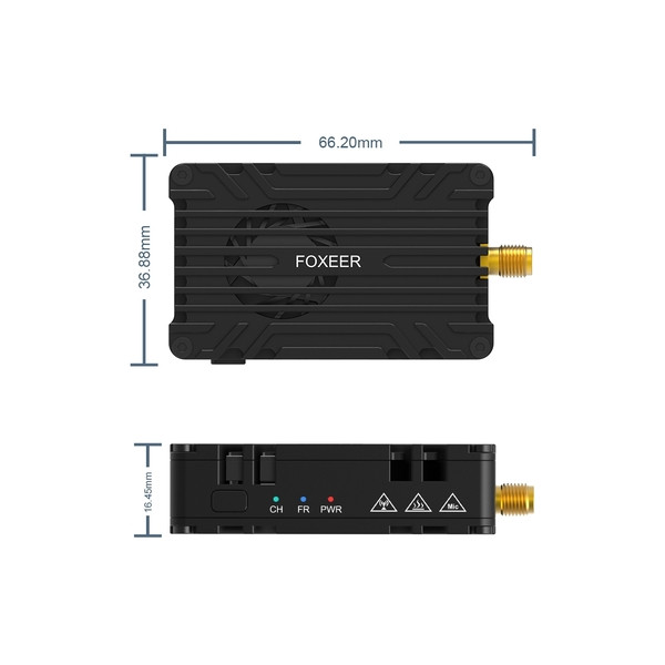 Відеопередавач Foxeer Reaper Infinity v2 4.9-6.0GHz 80Ch 5W