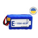 Аккумуляторная батарея 6S3P Energy Life 15000 мАч 21700-50S Li-Ion 10AWG XT60-F (001)