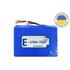 Акумуляторна батарея 7S6P Energy Life 30000 мАг 21700-50S Li-Ion 13AWG XT60-F (001)