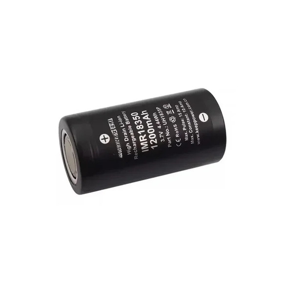 Акумулятор Li-Ion 18350 Keeppower 1200мАч 10А