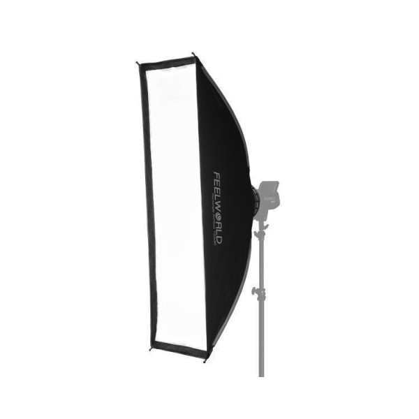 Прямоугольный быстросъемный софтбокс FEELWORLD FSR120 30x120 см с креплением Bowens