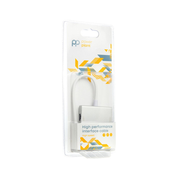 Переходник USB 3.0 до HDMI, DVI, VGA, RJ45 Gigabit Ethernet Power Plant (CA912087)