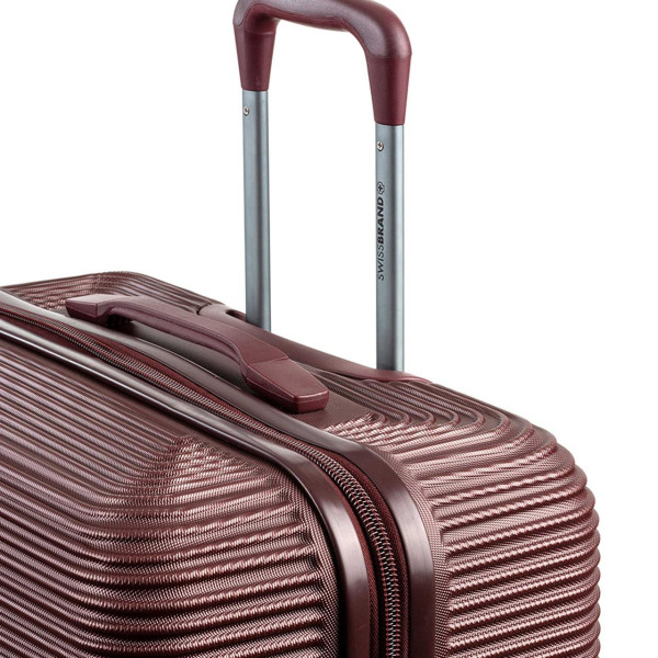 Чемодан Swissbrand Cairo (M) вишневий (SWB_LHCAI206M)