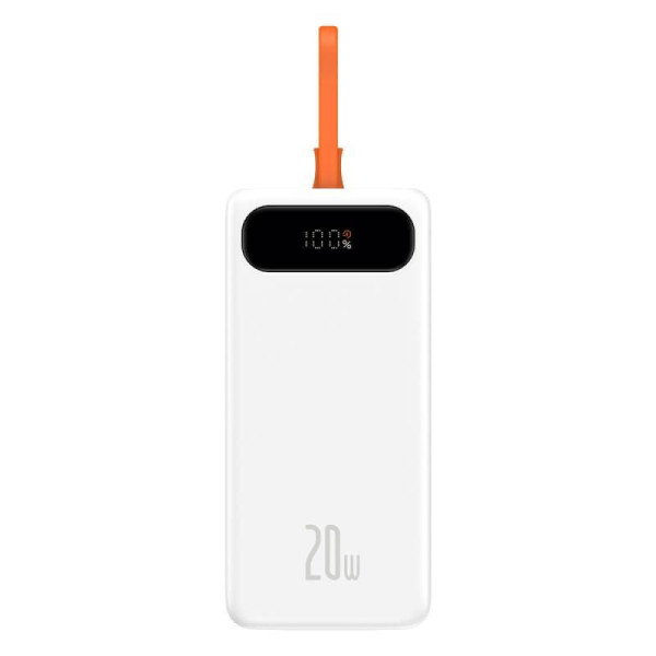 Универсальная мобильная батарея Baseus Block 20000mAh, PD 20W, USB-C, USB QC 3.0, Lightning