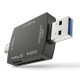 Картридер Newell Hub OTG 3 в 1 (NL3388)