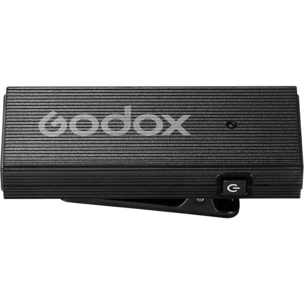 Беспроводная микрофонная система Godox MoveLink Mini LT для 2 человек для камер и устройств iOS Black