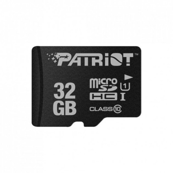 Карта памяти microSDHC (UHS-1) Patriot LX Series 32Gb class 10