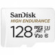 Карта пам'яті microSDXC (UHS-1 U3) SanDisk High Endurance 128 ГБ клас 10 V30 (100 МБ/с)