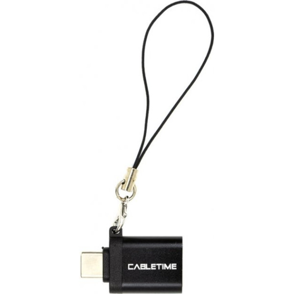 Адаптер CABLETIME OTG USB 3.0 Type-C (M) - USB Type-A (F) (CA913688)