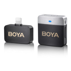 Микрофон для айфон беспроводной mini 60М 2.4ГГЦ BOYA BY-M1V5