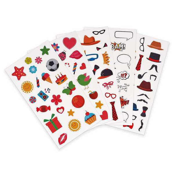 Наклейки Fujifilm INSTAX fun-sticker-set (5 аркушів) (70100127818)