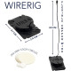 Система прокладки кабеля для петличного микрофона URSA Straps WireRig + 20 липких полосок Very Stickies, черная (U-WIRERIG-BLK)