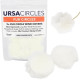 Меховые кружки URSA Straps Fur Circles 9 шт. + 30 липких полосок, белые (U-FC-9-WHT)