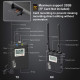 Радіомікрофон 2 канали із записом RF LENSGO LWM-338C Double
