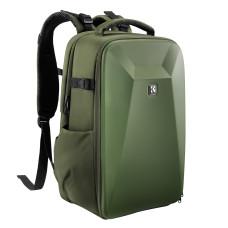 Рюкзак для фототехники с жестким корпусом K&F Concept 22L Зеленый (KF13.134V3)