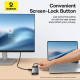 USB-хаб Baseus Metal Gleam Series II 10-в-один Cosmic Black (USB-C до 2×HDMI + USB-A 10 Гбіт/с + USB-C 10 Гбіт/с + RJ45 + інші порти)