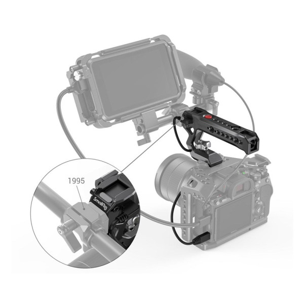 Ручка для клеток SmallRig NATO Top Handle with Record Start/Stop Remote Trigger