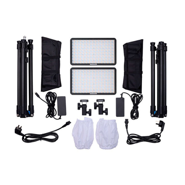 Набір LED панелей Amaran Pano 60c 2-Light Kit Charcoal