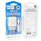 Сетевое зарядное устройство с кабелем HOCO C72Q Glorious single port QC3.0 charger set(Micro) 18W White