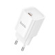 Сетевое зарядное устройство HOCO C148A Charm single port PD30W charger (EU) White