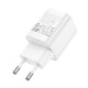 Сетевое зарядное устройство HOCO C148A Charm single port PD30W charger (EU) White
