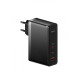 Мережевий зарядний пристрій з кабелем Baseus GaN5 Pro Fast Charger 2C+U 140 Вт чорний(З надшвидким кабелем даних USB-C до USB-C 240 Вт
