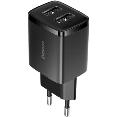 Сетевое зарядное устройство Baseus Compact Charger 2U 10.5W EU Black