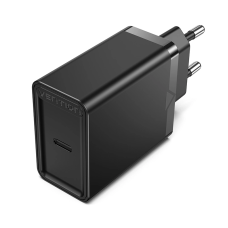 Сетевое зарядное устройство Vention 1-port USB-C Wall Charger(20W) EU-Plug Black (FADB0-EU)