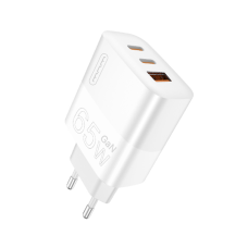 Сетевое зарядное устройство WUW-C199 PD65W+PD20W+QC18W GaN C white