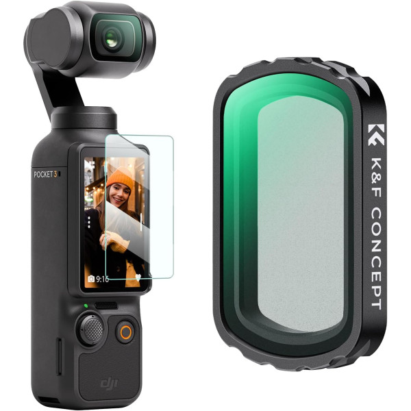 Магнитный светофильтр Black Diffusion 1/4 K&F Concept для DJI Osmo Pocket 3 (KF01.2533)