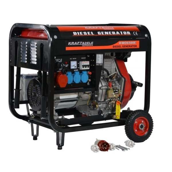 Генератор 6,5 kW 12/230/400V KWD6500E KD120 Kraft&Dele