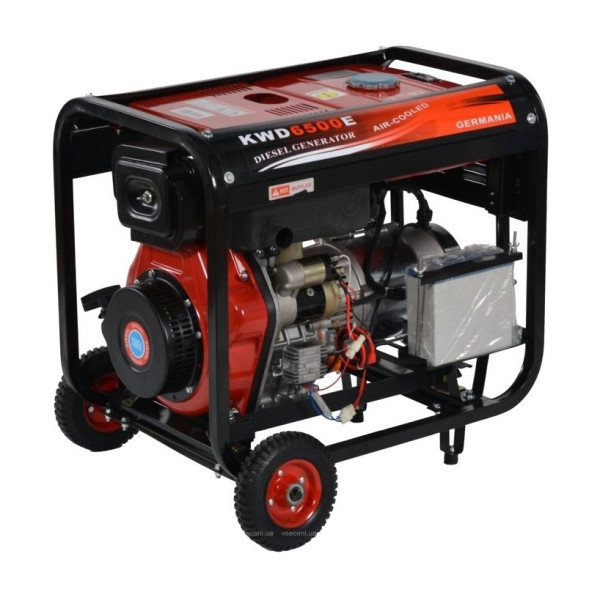 Генератор 6,5 kW 12/230/400V KWD6500E KD120 Kraft&Dele