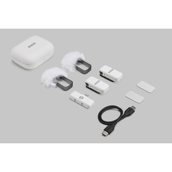 Бездротова мікрофонна система Rode Wireless Micro Lightning White (301067)