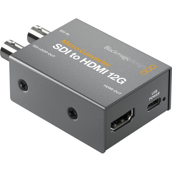 Конвертер Blackmagic Design Micro Converter SDI to HDMI 12G with Power Supply (CONVCMIC/SH12G/WPSU)