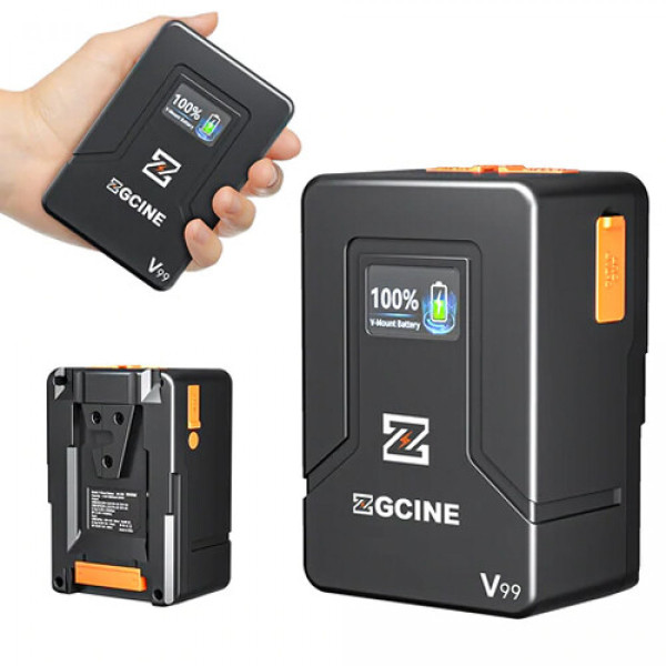 Акумулятор ZGCINE V99 (99Wh) Pocket-Size V-Mount Battery USB-C PD in/out Fast Charging (ZG-V99)