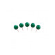 Булавки-бусины 17 зеленые Magnetoplan Pins Ball Green Set (111165105)