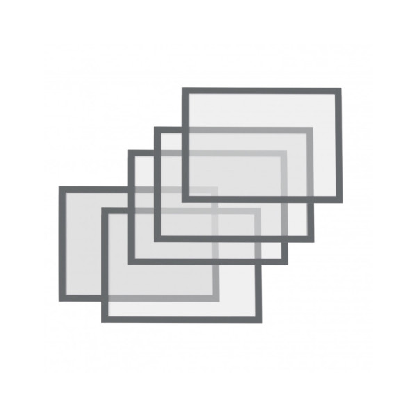 Рамки магнитные A5 серые Magnetofix Frame Gray Set (1131101)