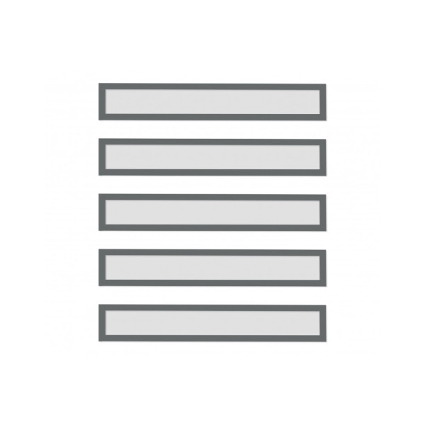 Рамки заголовков магнитные A4/A3 серые Magnetofix Frame TOPSIGN Gray Set (1131801)