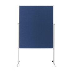 Доска модерационная мобильная 1200x1500 синяя Magnetoplan Design-Seminarboard Evolution+ Mobile Felt-Blue (1151103)