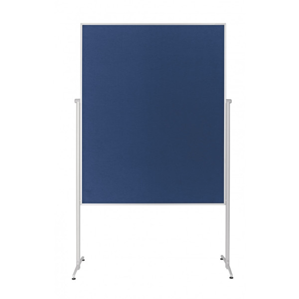 Доска модерационная мобильная 1200x1500 синяя Magnetoplan Design-Seminarboard Evolution+ Mobile Felt-Blue (1151103)