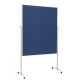 Доска модерационная мобильная 1200x1500 синяя Magnetoplan Design-Seminarboard Evolution+ Mobile Felt-Blue (1151103)
