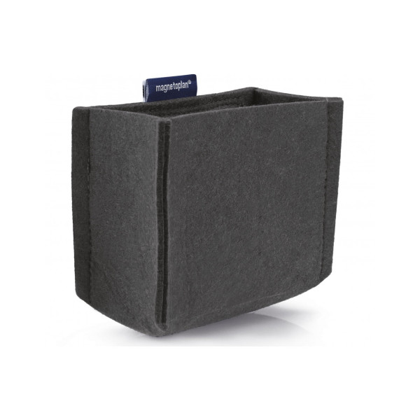 Держатель маркеров магнитный средний из PET-войлока серый Magnetoplan magnetoTray MEDIUM Gray (1227701)