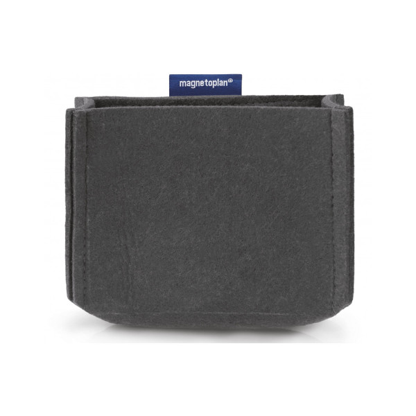 Держатель маркеров магнитный средний из PET-войлока серый Magnetoplan magnetoTray MEDIUM Gray (1227701)