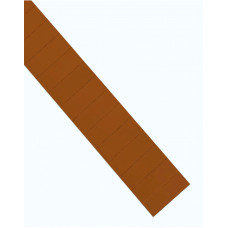 Етикетки для карток 60x22 коричневі Magnetoplan Ferrocard Labels Brown Set (1287007)